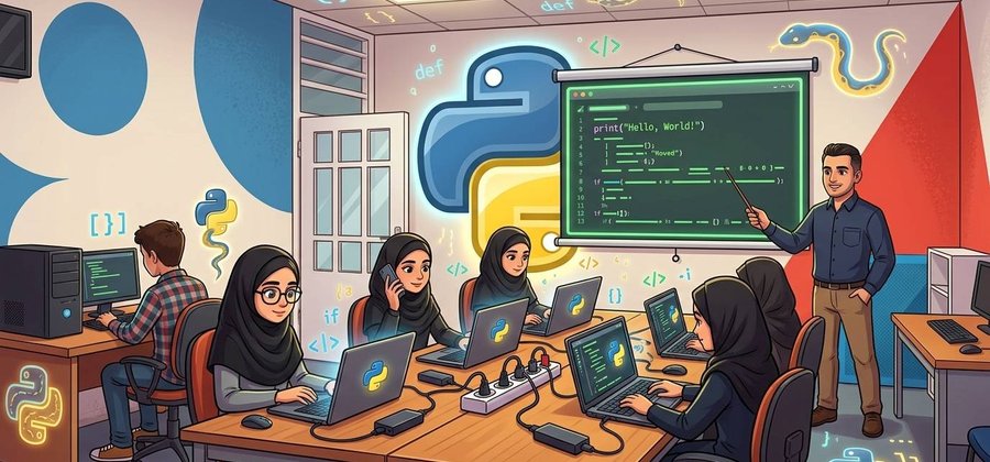 «از صفر تا اولین برنامه‌نویس!» — دوره حضوری پایتون، ویژه نوجوانان